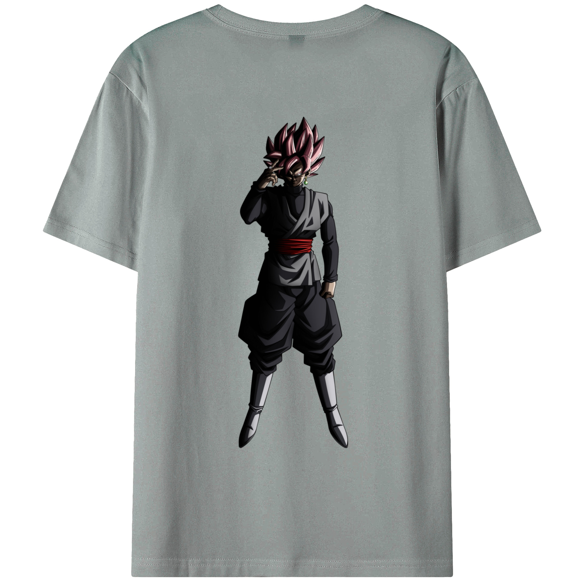 （画像用） ドラゴンボール ベジット DRAGON BALL Vegetto 綿100％ メンズ半袖Tシャツ（バックプリント） 通気性